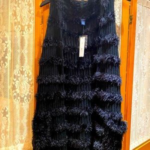 COPY - NWT Fuzzy black vest